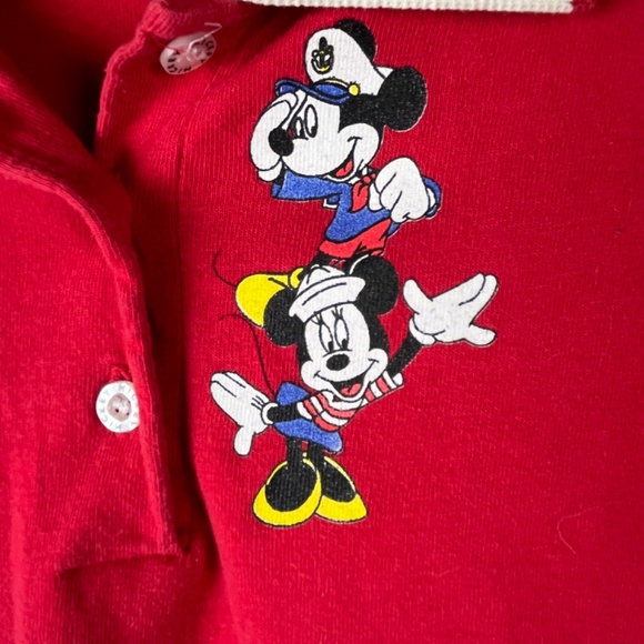 Mickey Unlimited Minnie Mouse Dress Women's Medium Red Jerry Leigh DISCOLORATION - Picture 3 of 6